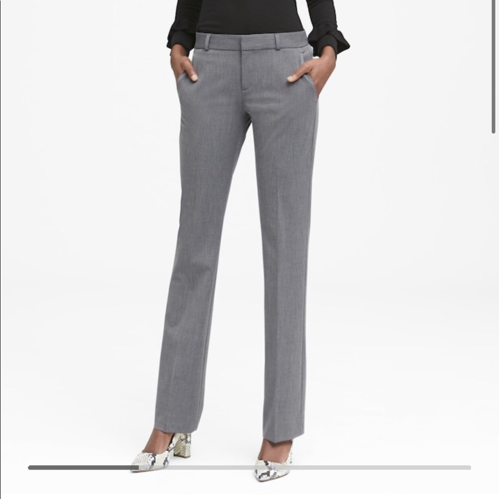 Banana Republic Grey Logan Trousers